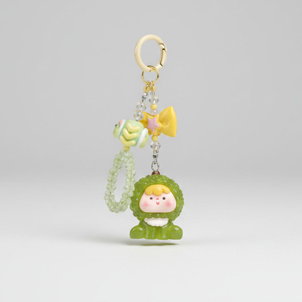 Lemon Fairy Baby Charm Keychain