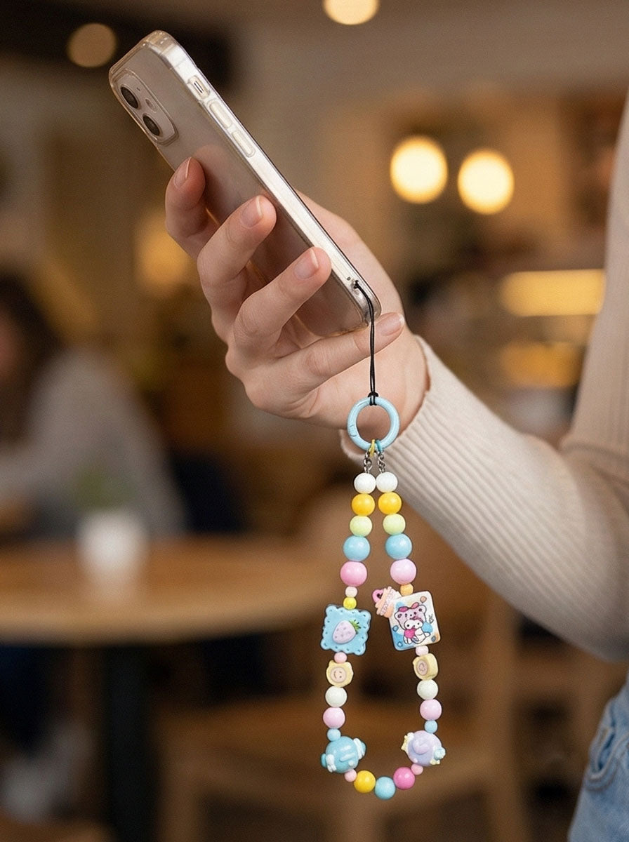 Sweet Pastel Dream Handmade Phone Strap