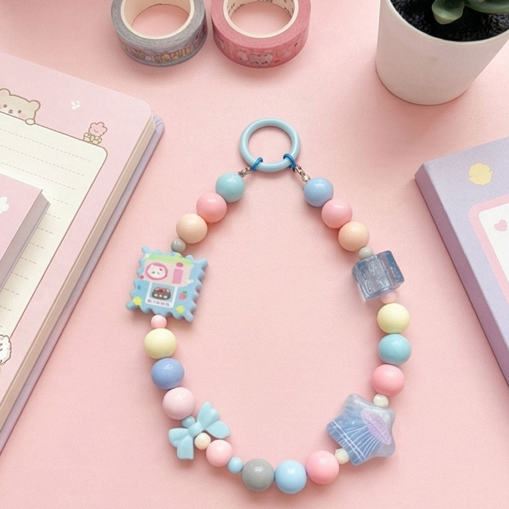 Sweet Pastel Cookie Handmade Phone Strap