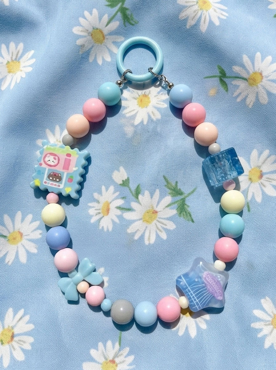 Sweet Pastel Cookie Handmade Phone Strap