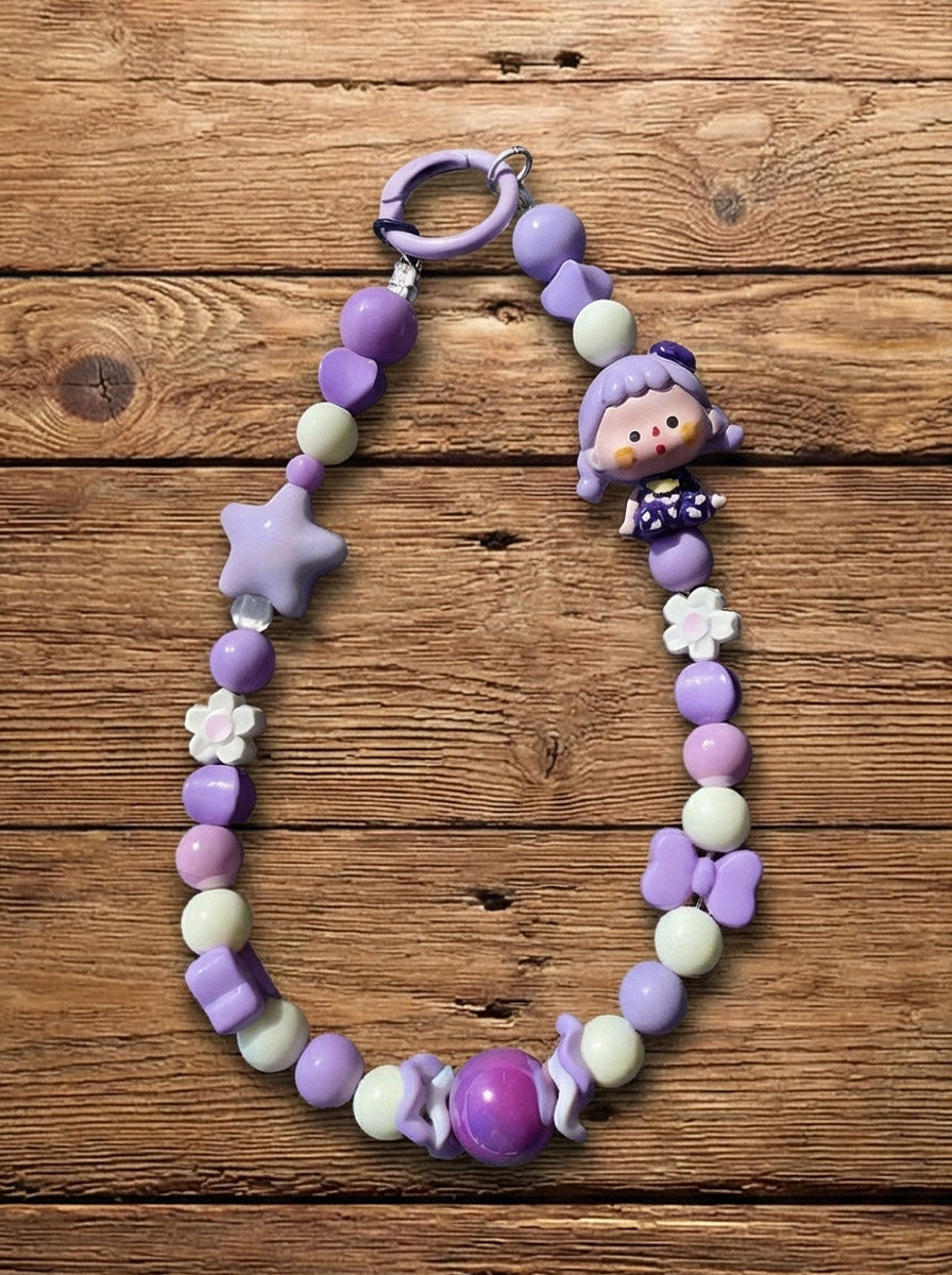 Lavender Fair Doll Handmade Phone Strap