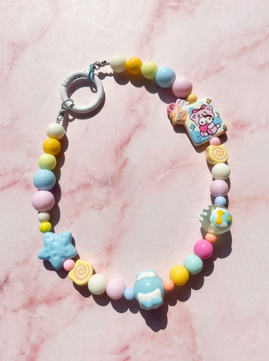 Pastel Dream Bear Handmade Phone Strap